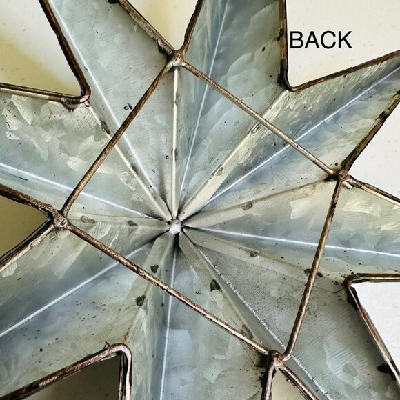 Rustic Metal Compass Rose Wall Art Decoration Nautical Star Compass Star Decor - Picture 5 of 14